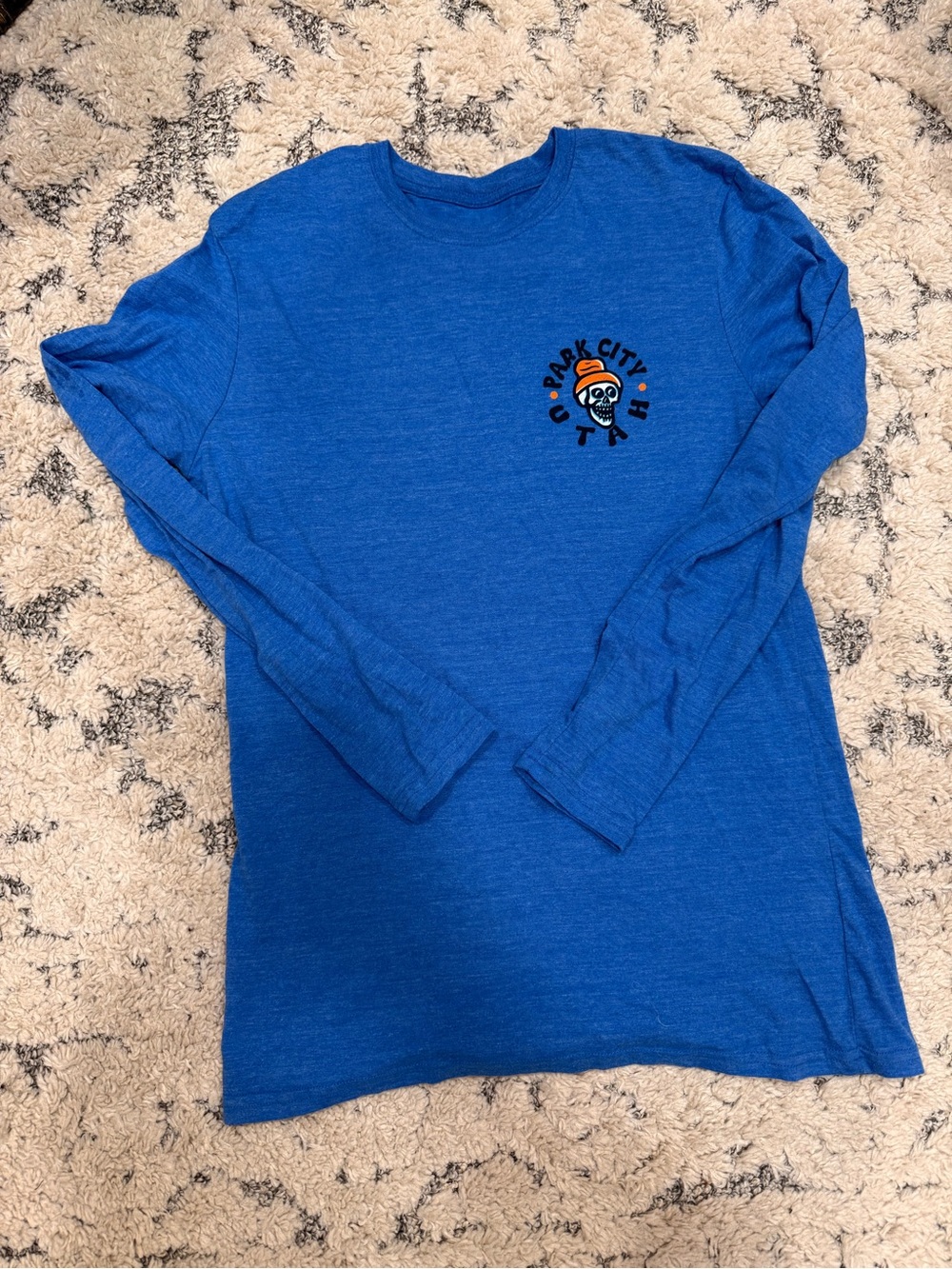 Park City Long Sleeve Tee in Royal Blue